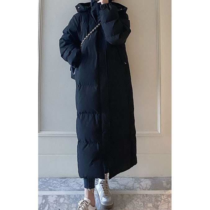 【当季爆款】爆款新款羽绒服女年冬装韩版过膝棉袄超长款到脚踝学生