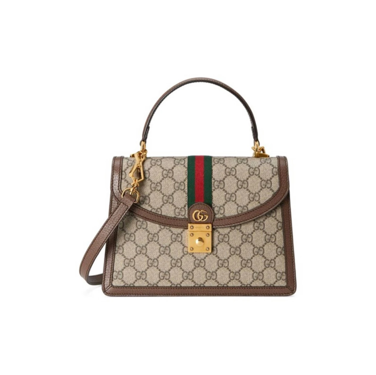 99新 GUCCI/古驰 老花手提包/单肩包/D店