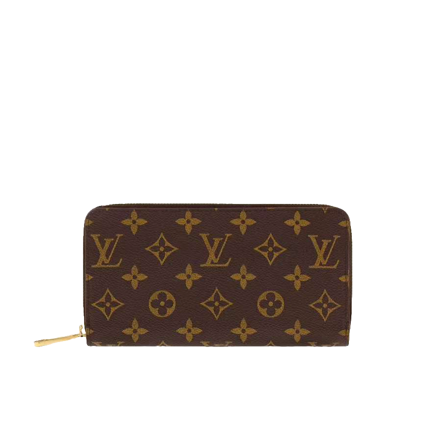 未使用 LouisVuitton/路易威登 lv拉链钱包老花钱包/理理