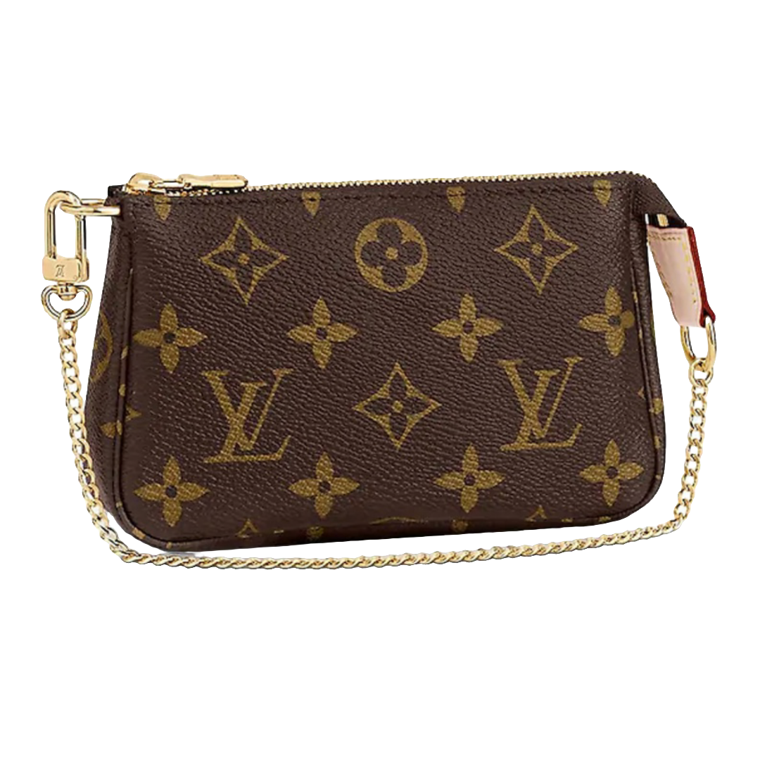 99新 LouisVuitton/路易威登 老花小麻将 手拿包 零钱包/严选