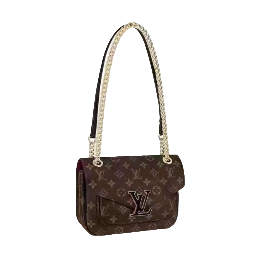 99新 LouisVuitton/路易威登 passy邮差单肩斜挎包/严选