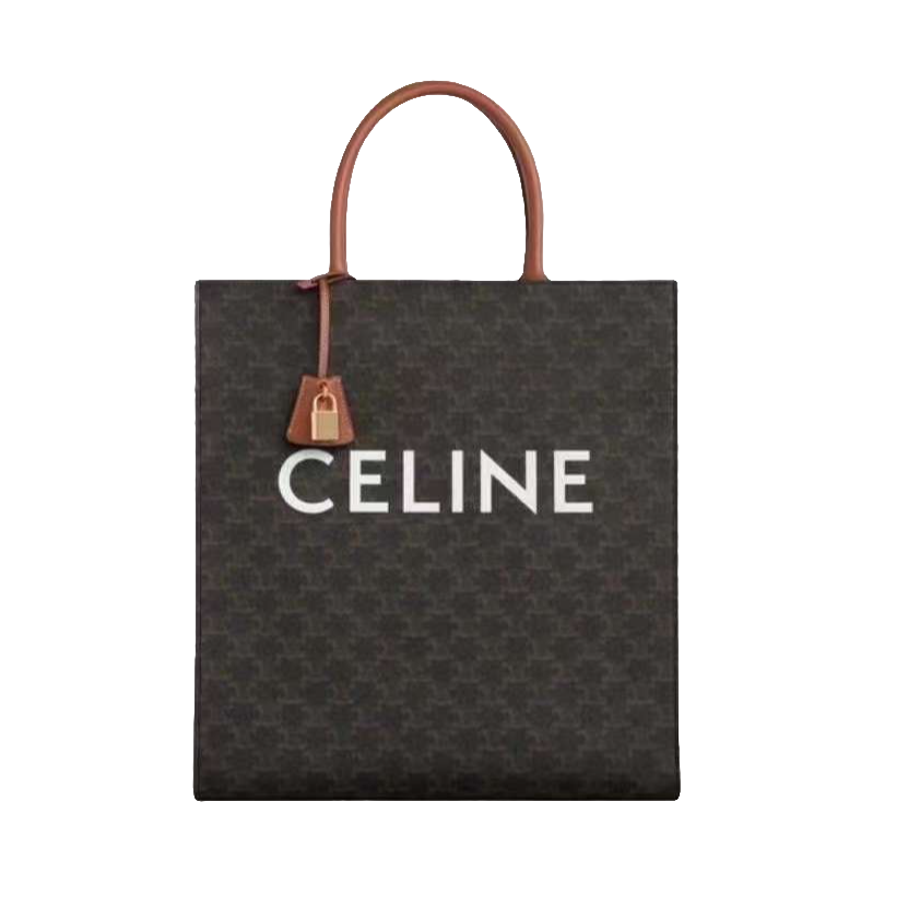 99新 Celine/思琳 大号老花琴谱托特包单肩斜挎包/理理