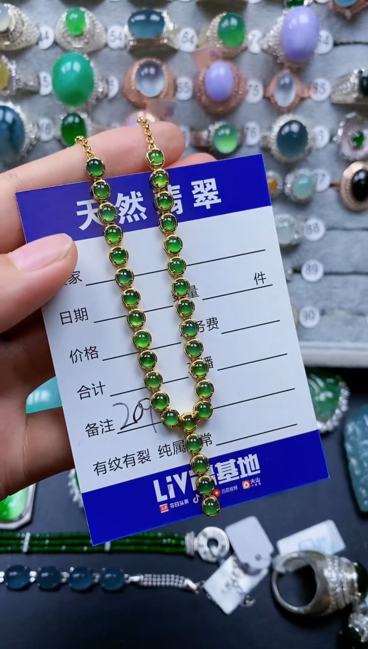 【闪购商品】翡翠颈饰银S925镶嵌0209