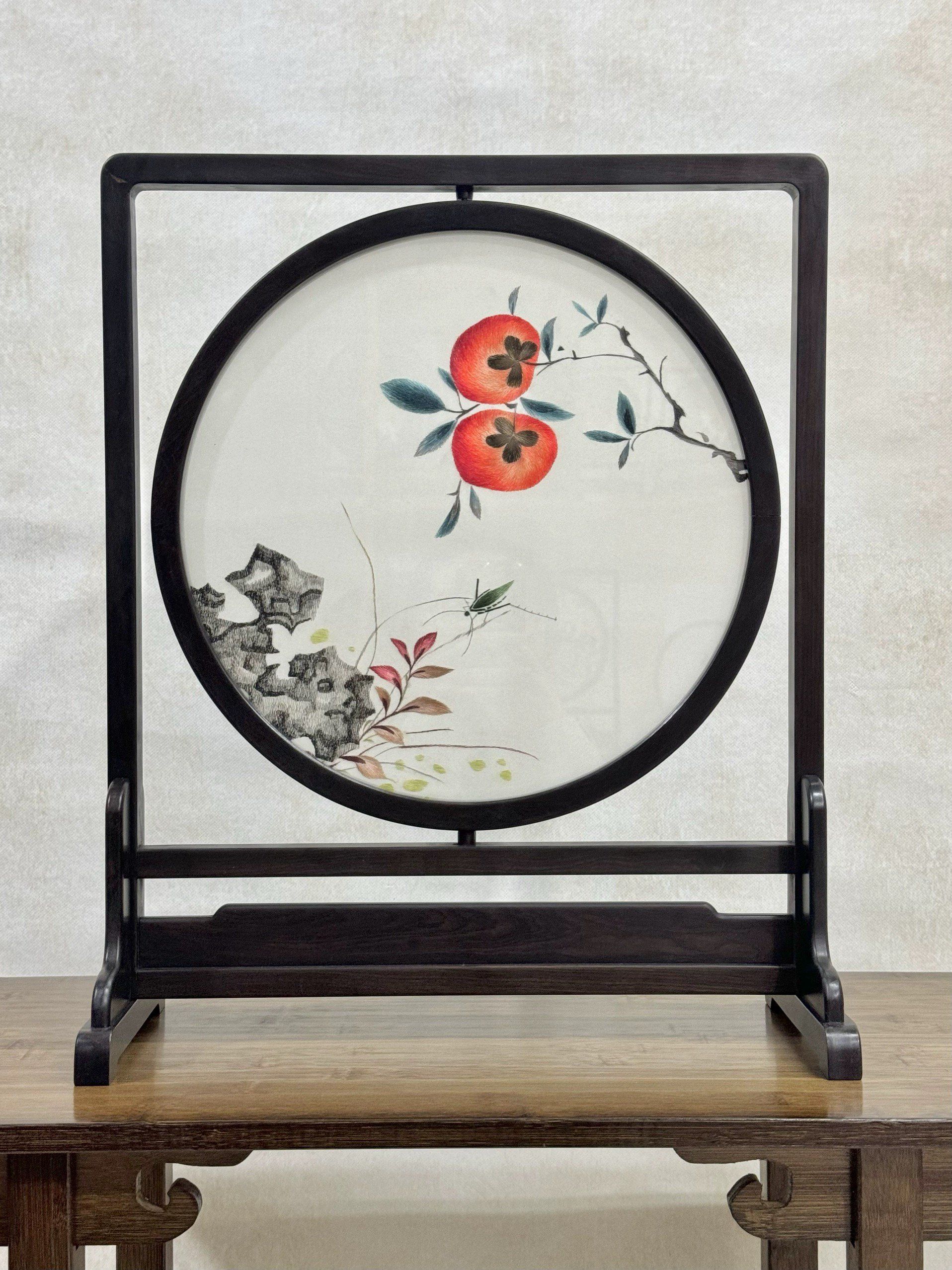 中国风苏绣手工刺绣双面绣家居工艺品商务伴手礼