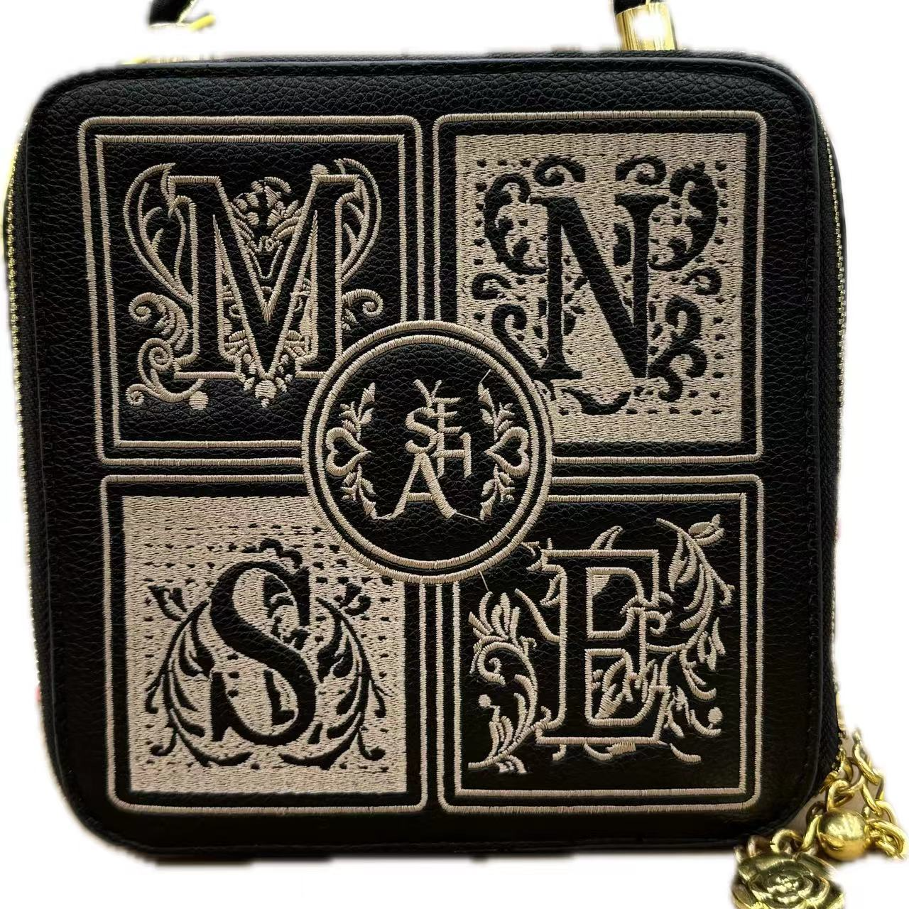 【boss】A2024新款时尚休闲女士复古花纹民族风单肩肩包