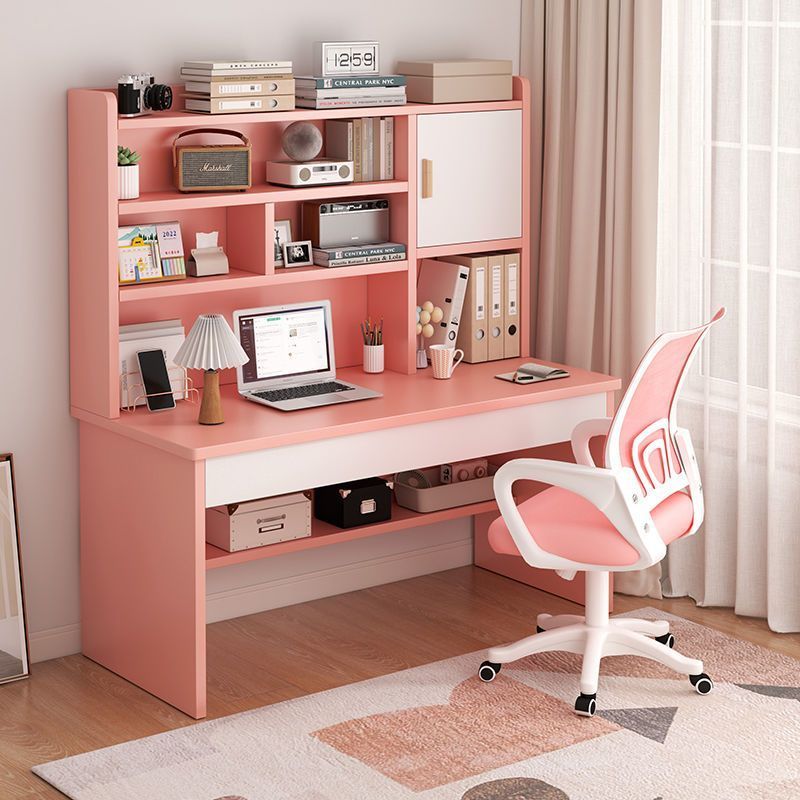 儿童实木学习桌学生实木书桌家用电脑桌台式简约实木写字桌椅组合