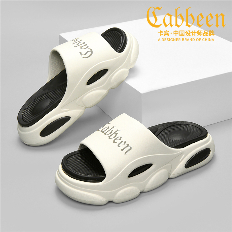 卡宾家用拖鞋男居家男士户外休闲一字拖夏季外穿浴室潮流两用凉鞋