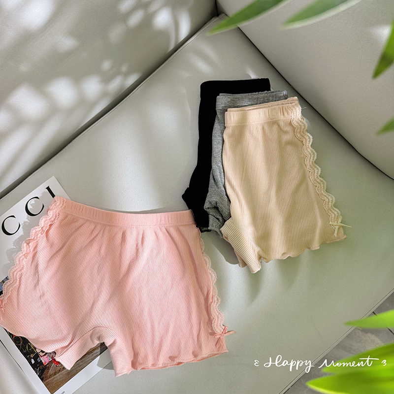 2条装【蕾丝边2810】女童女孩安全裤内裤夏季女童透气防走光打底