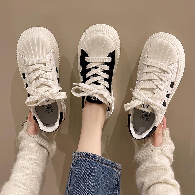 冬季回力休闲百搭小白鞋女新款韩版厚底学生时尚低帮运动鞋女