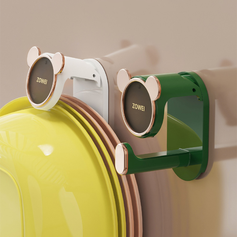 脸盆收纳架免打孔壁挂浴室洗脸盆挂钩盆架卫生间置物架挂盆子神器