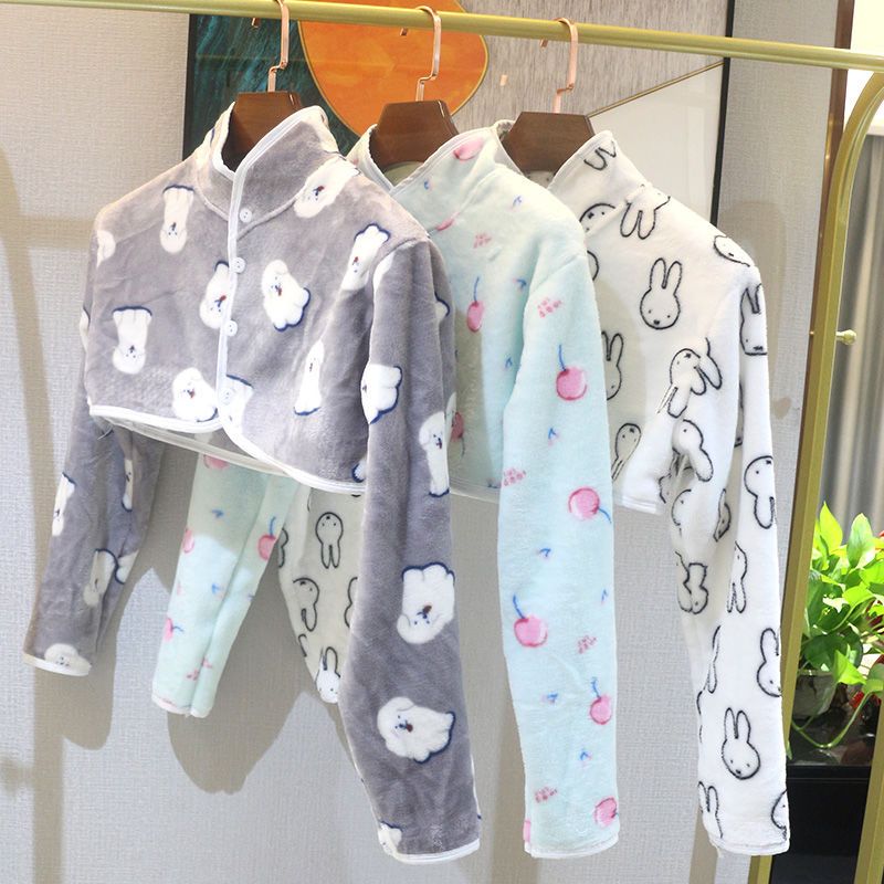 秋冬护肩颈椎坎肩睡觉保暖防寒月子产妇加厚长袖肩颈衣服女护肩膀