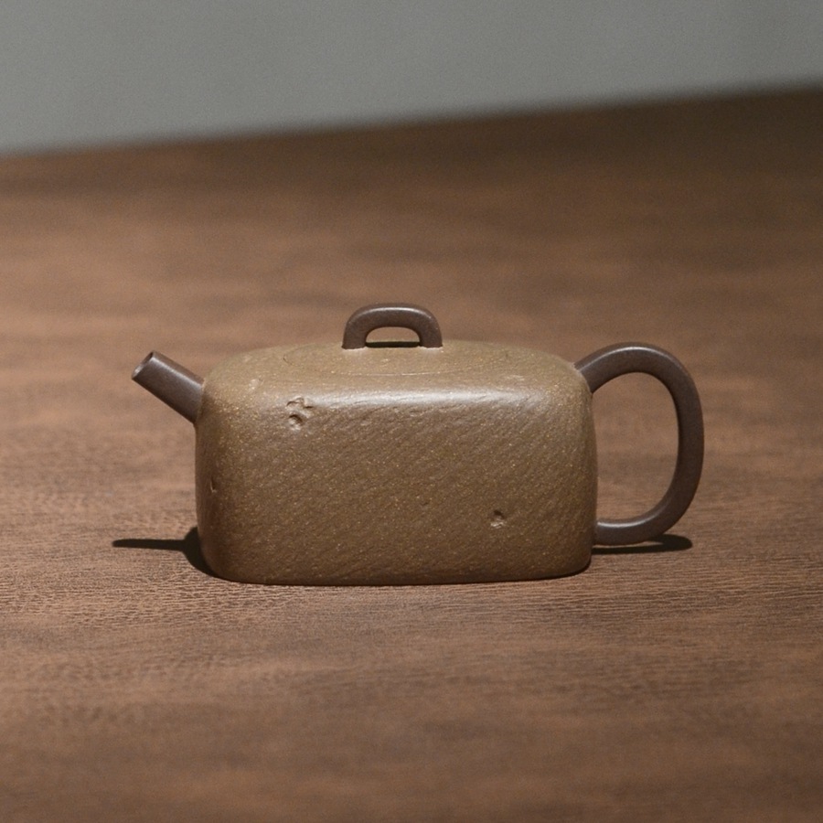 五堂 高晴 《四方拱桥》双色泥 130cc 紫砂壶 王强老师弟子