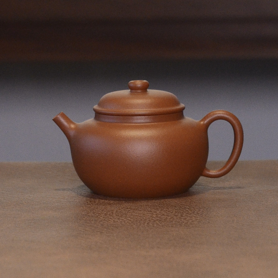 高伟 巨轮珠 朱泥 100cc 紫砂壶 王强弟子