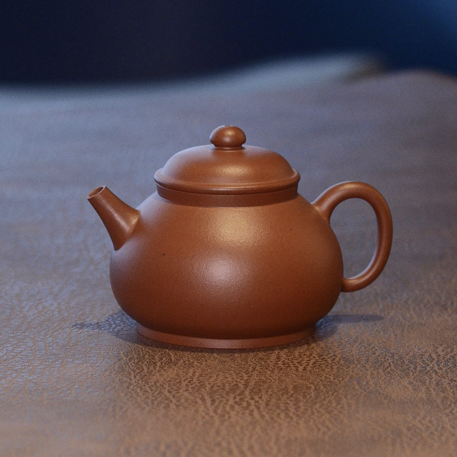 高伟 龙蛋 红泥 140cc 紫砂壶 王强弟子