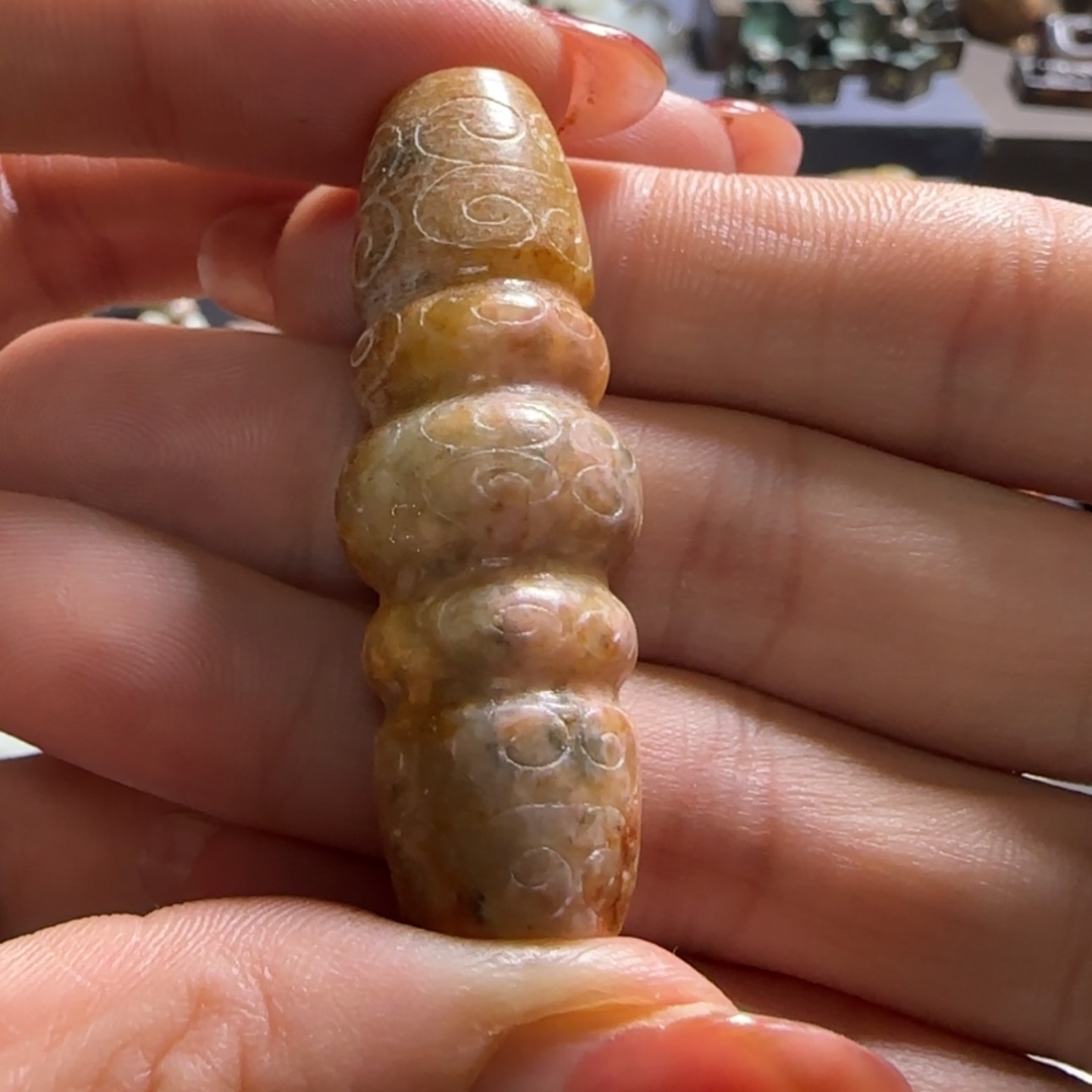 【闪购商品】和田玉颈饰未镶嵌草**生