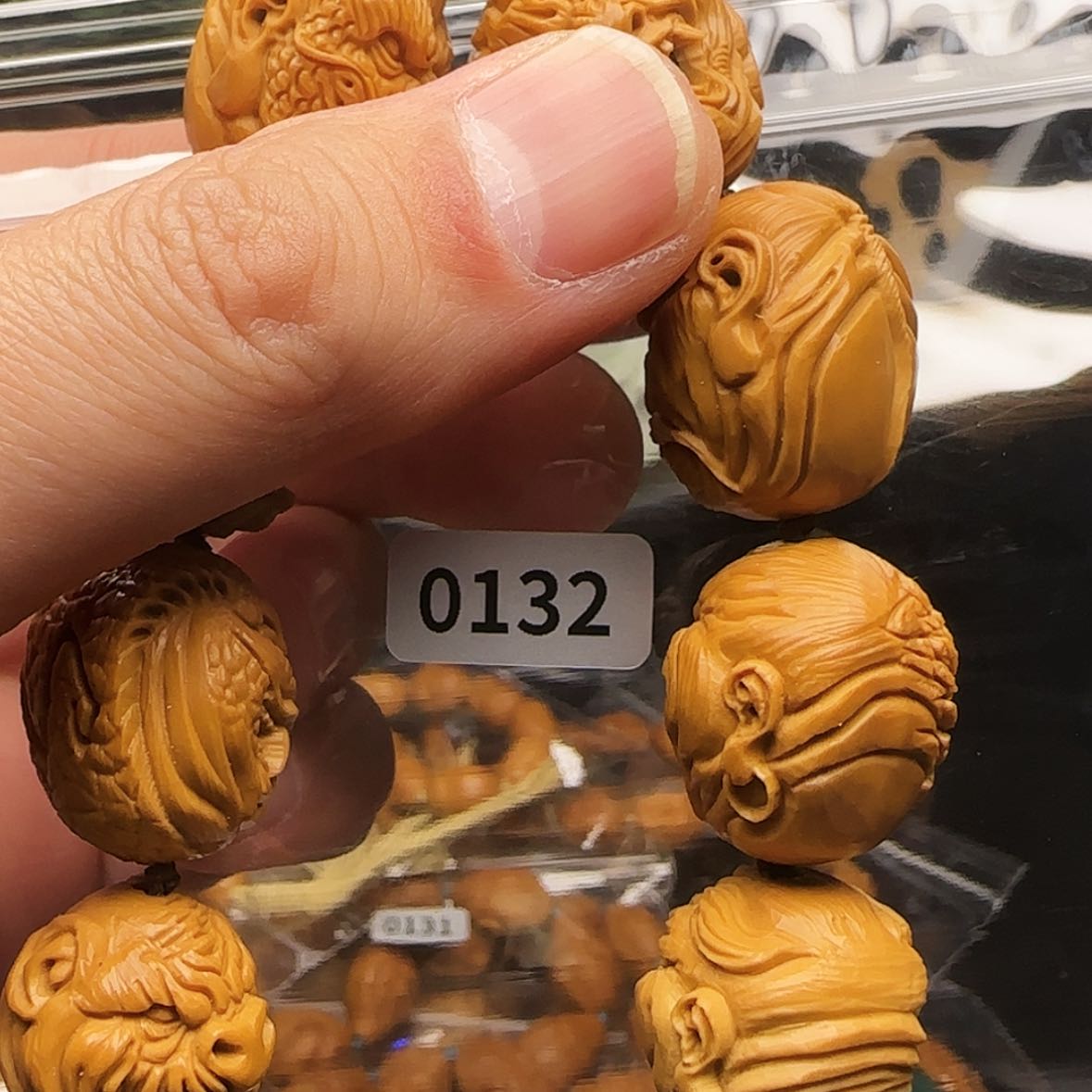 【闪购商品】橄榄核核雕肥*0132恶僧