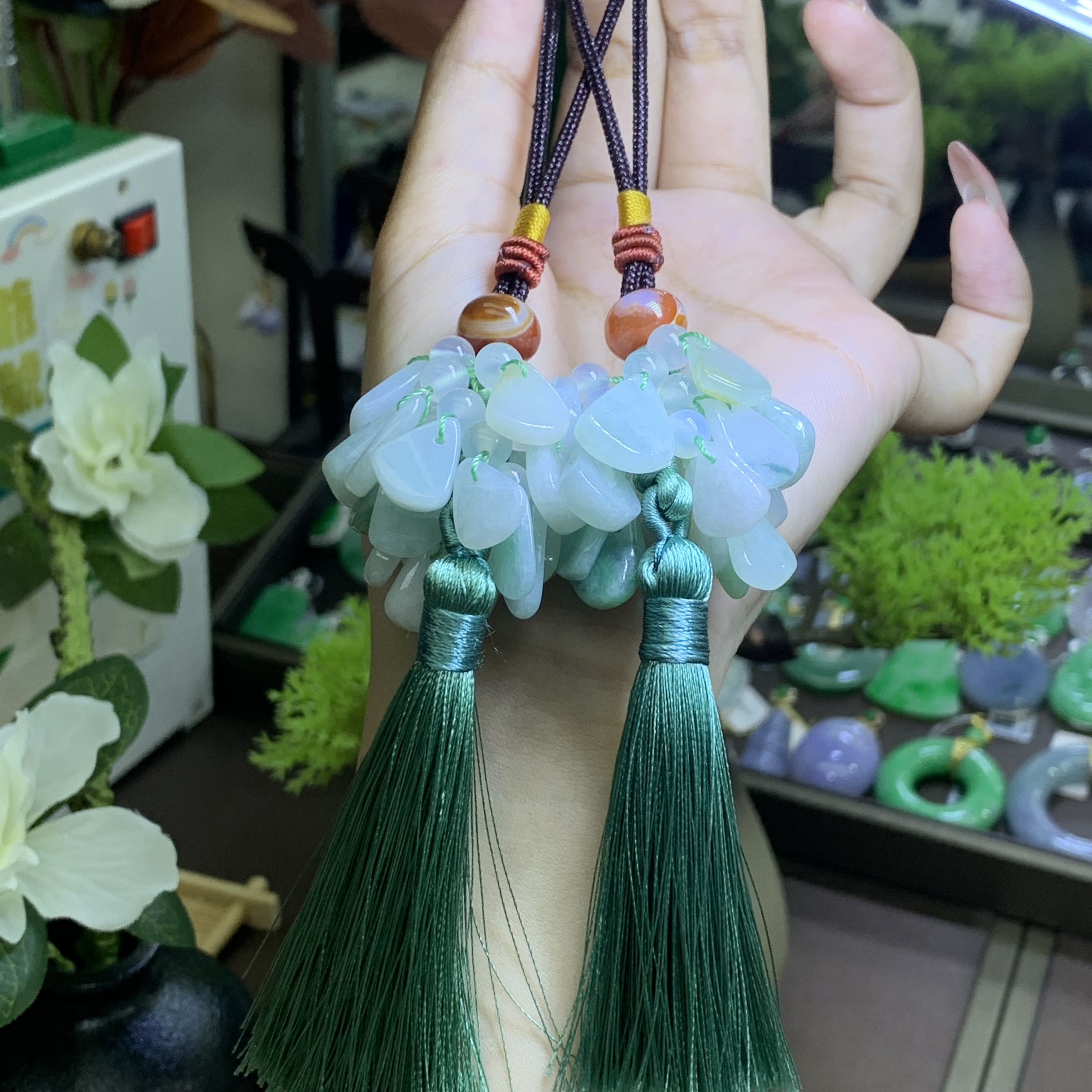 (玉秀缘推荐）高品质车挂 钥匙挂 包包挂纯手工