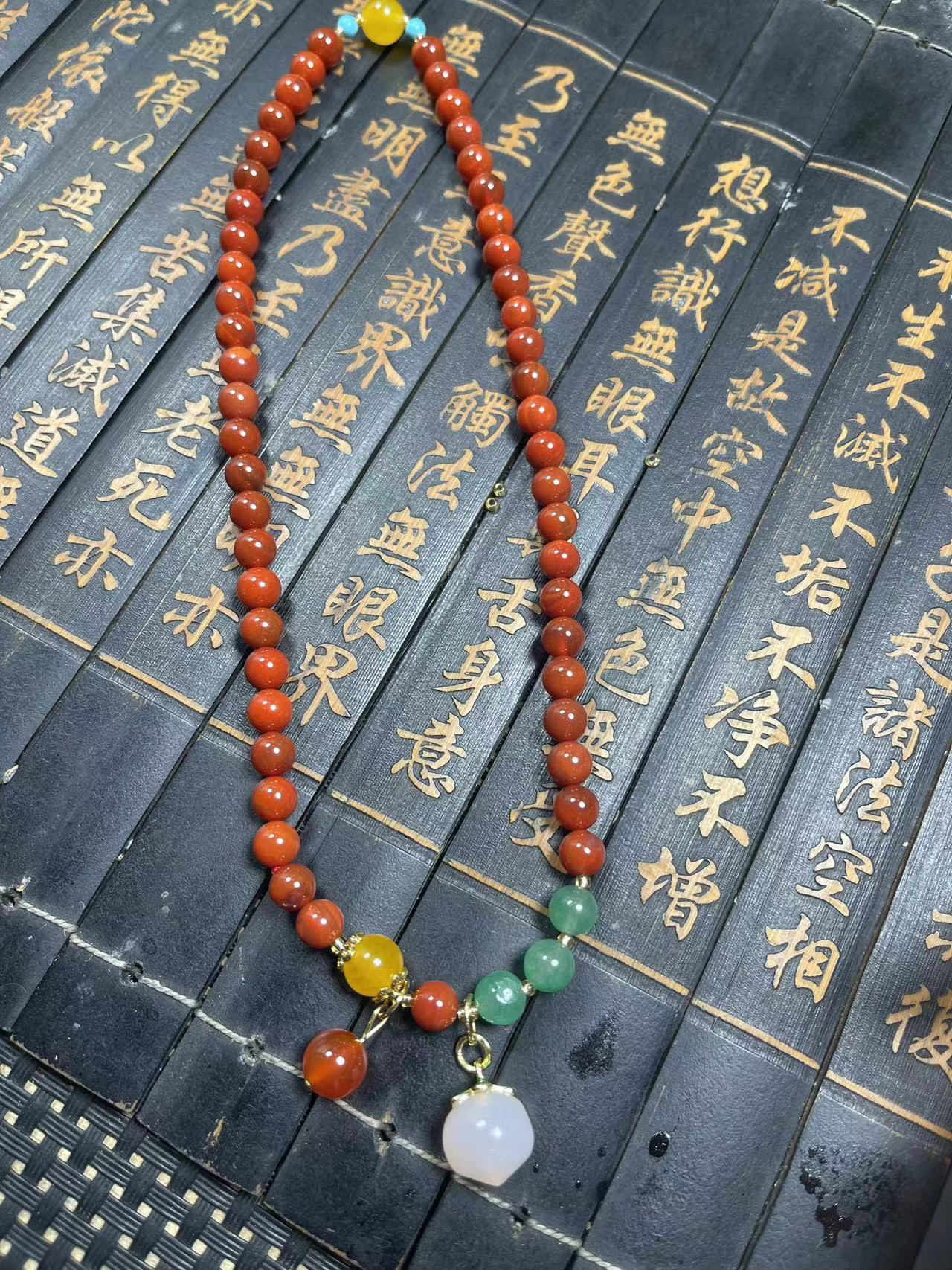 新中式多层南红玛瑙手链女款民族风复古国潮手串气质时尚手饰妈妈