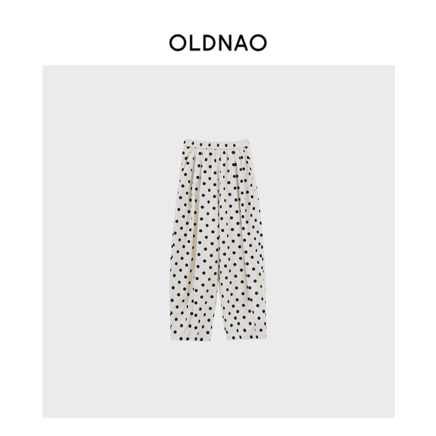 【OLDNAO】品牌订单线元气黑糖波点工装酵洗bobo裤-HWE-3102