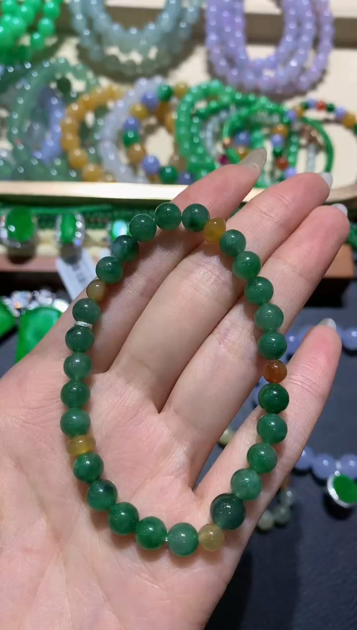 【闪购商品】翡翠手串未镶嵌9团购