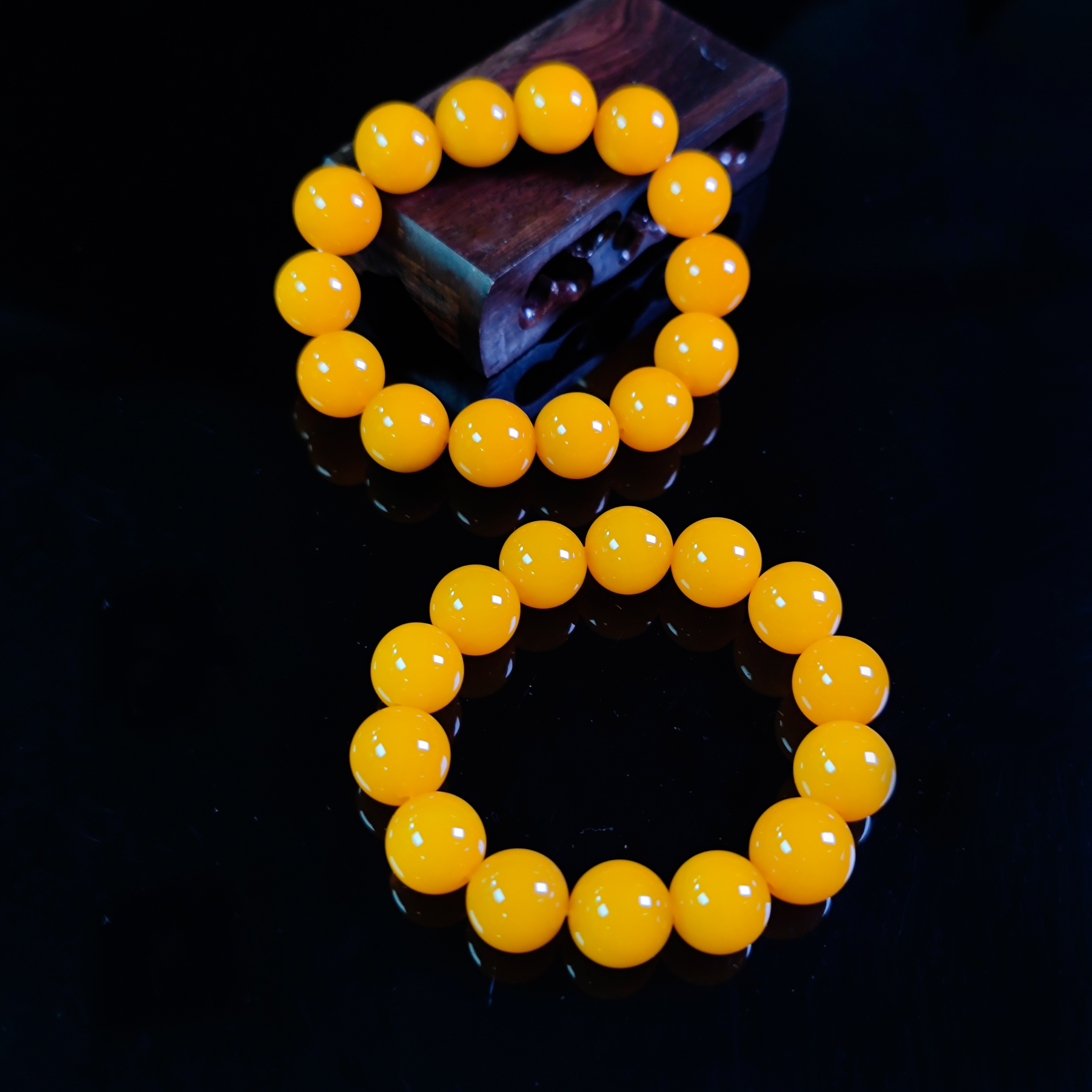 【麟瑞轩珠宝】MS2184-卡14左右精美牛偟宝玛瑙手串-多样性只发一件