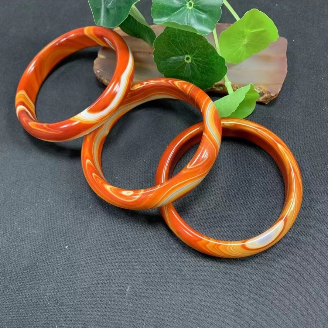 【香港盛世珠宝】MZ792-稀世级-敦煌洛祥云玛瑙手镯-多样性发一件