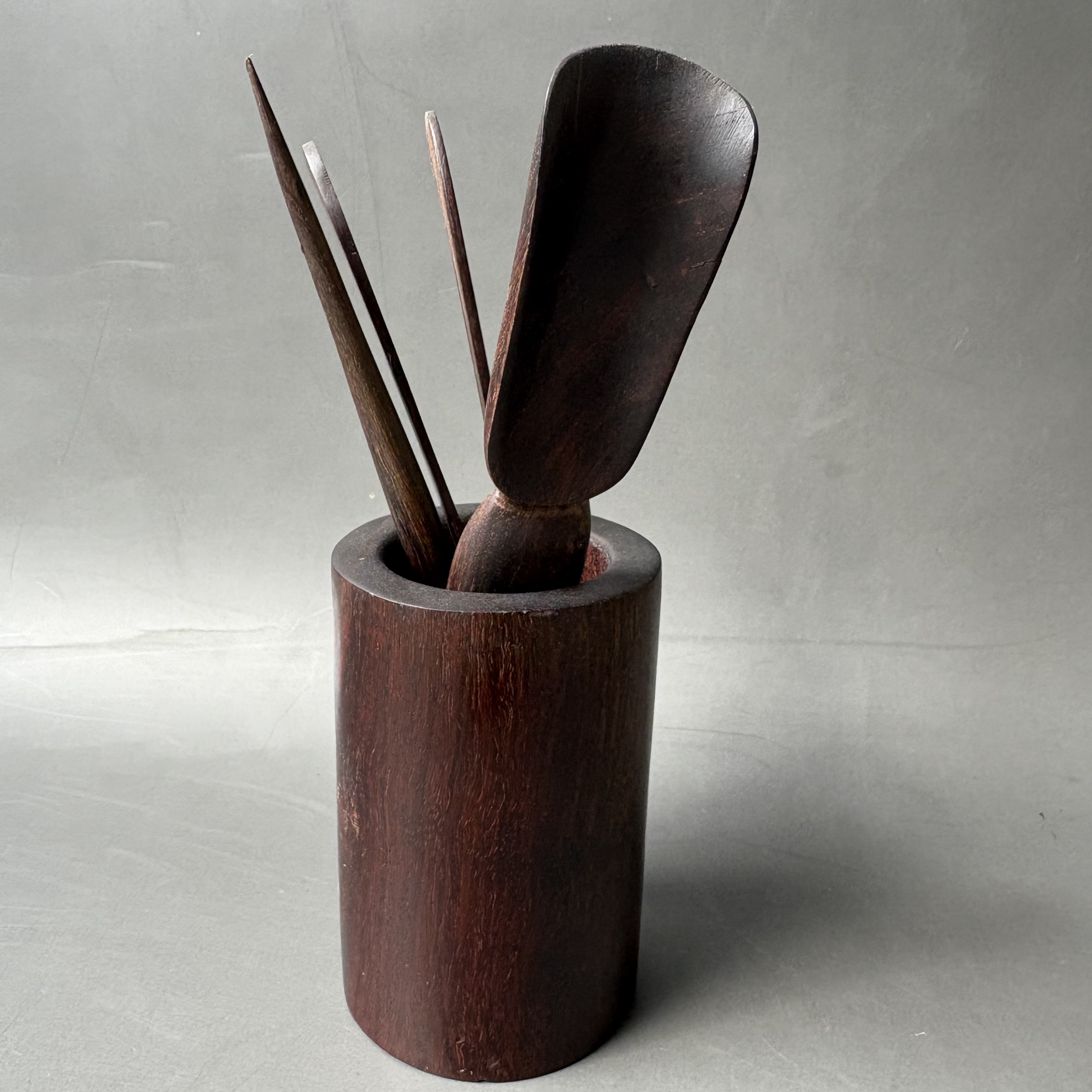 紫檀 茶道配件茶 茶勺夹子泡茶工具