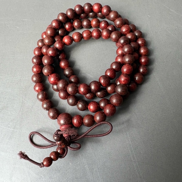 木艺紫檀 108颗 手链 佛珠念珠8mm