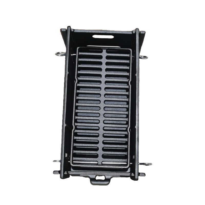 森林狼铸铁烧烤炉36cm*18cm*16cm烤串专用炉户外家用烧烤炉铸铁锅