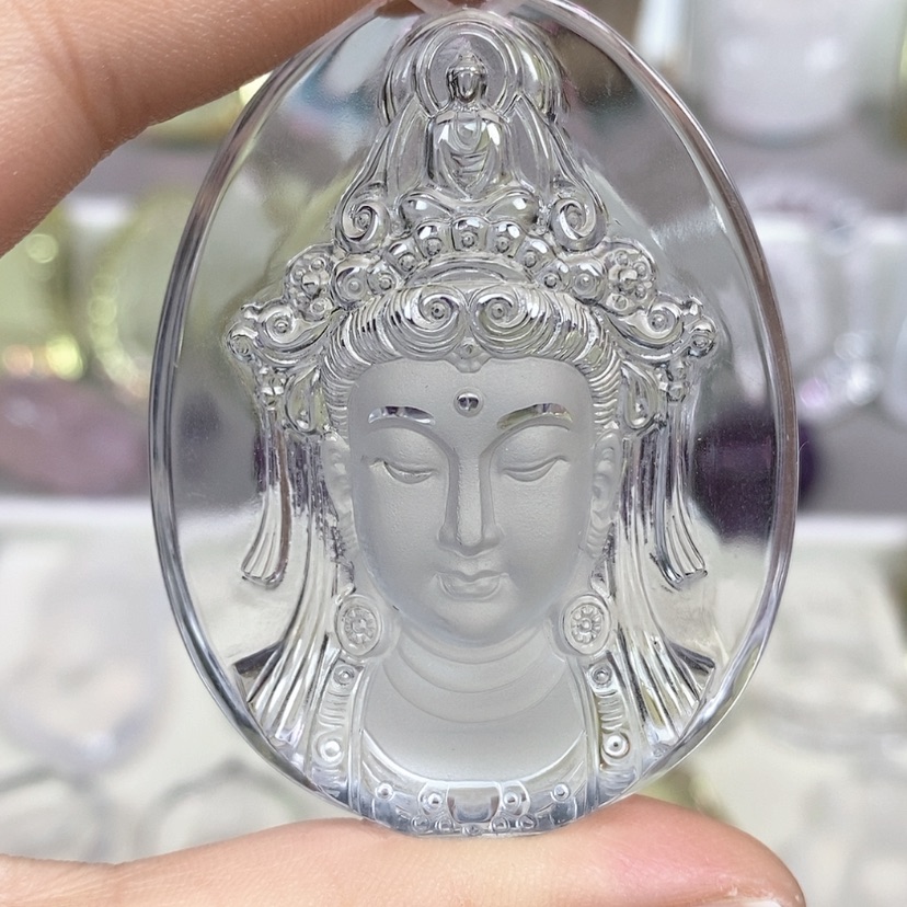 【闪购商品】水晶吊坠未镶嵌一****影