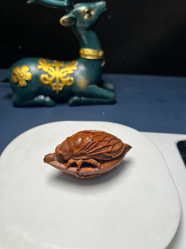 一鸣惊人 巴西橄榄核 蝉 纯手工