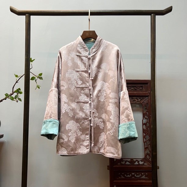 【大王缎】重磅双面穿外套W50040