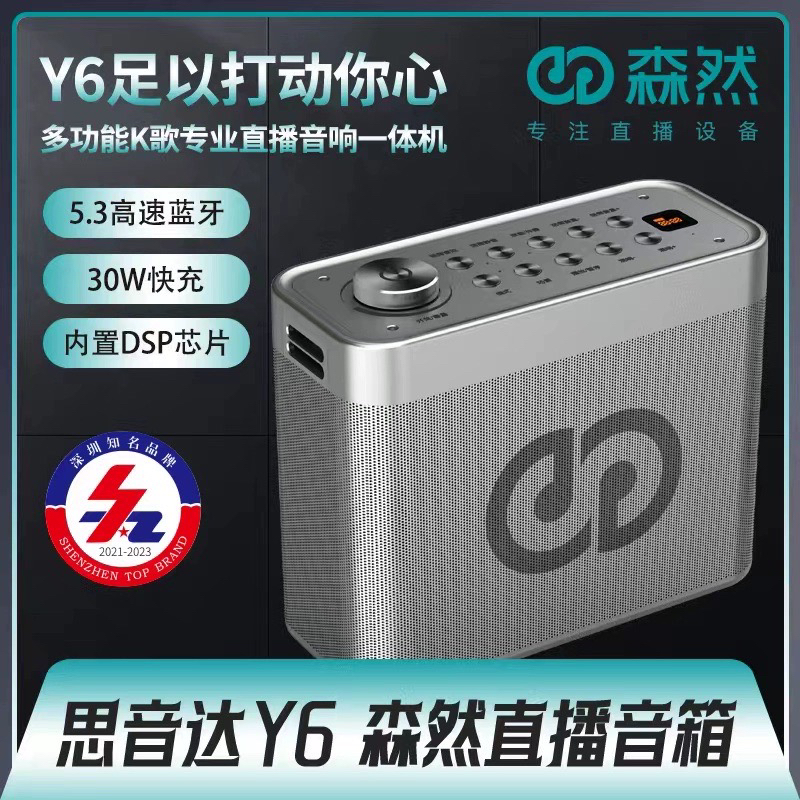 森然森然无线直播音响新款充电式户外演唱蓝牙一体式音响多功能