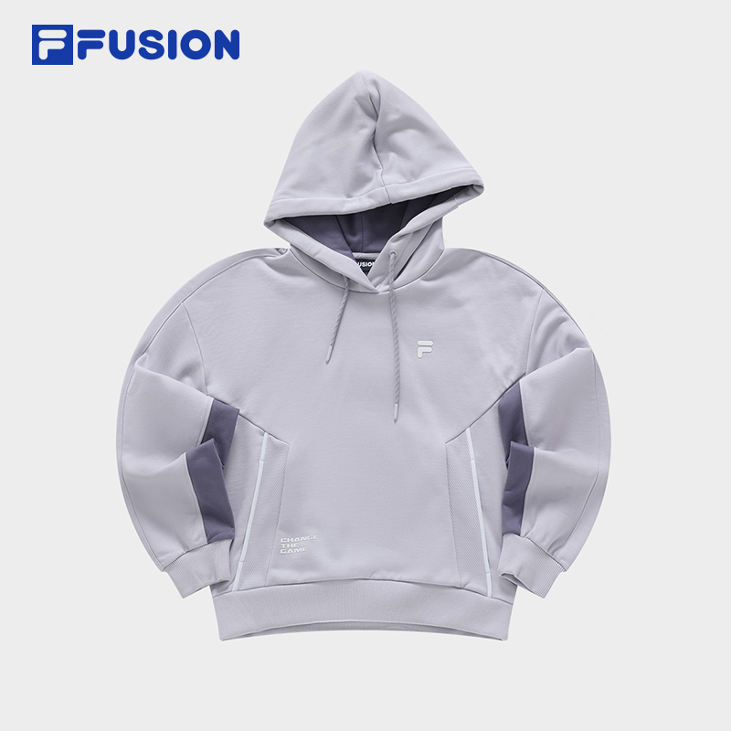 Fila/斐乐女装针织连帽卫衣春季潮流百搭宽松休闲上衣T11W341211F