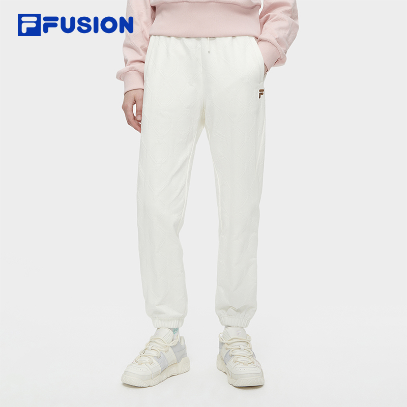 Fila/斐乐女裤休闲运动裤潮流时尚宽松针织舒适束脚裤T11W345606F