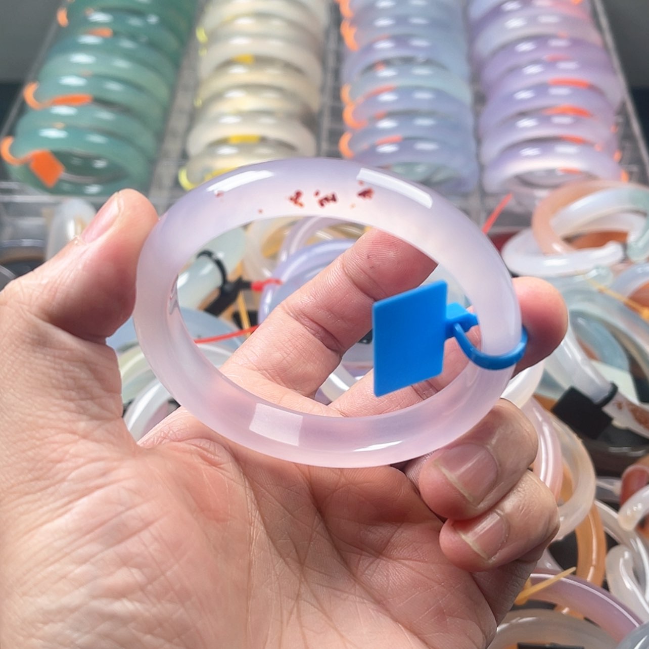 【闪购商品】玛瑙/玉髓手镯未镶嵌笨*哒0.1