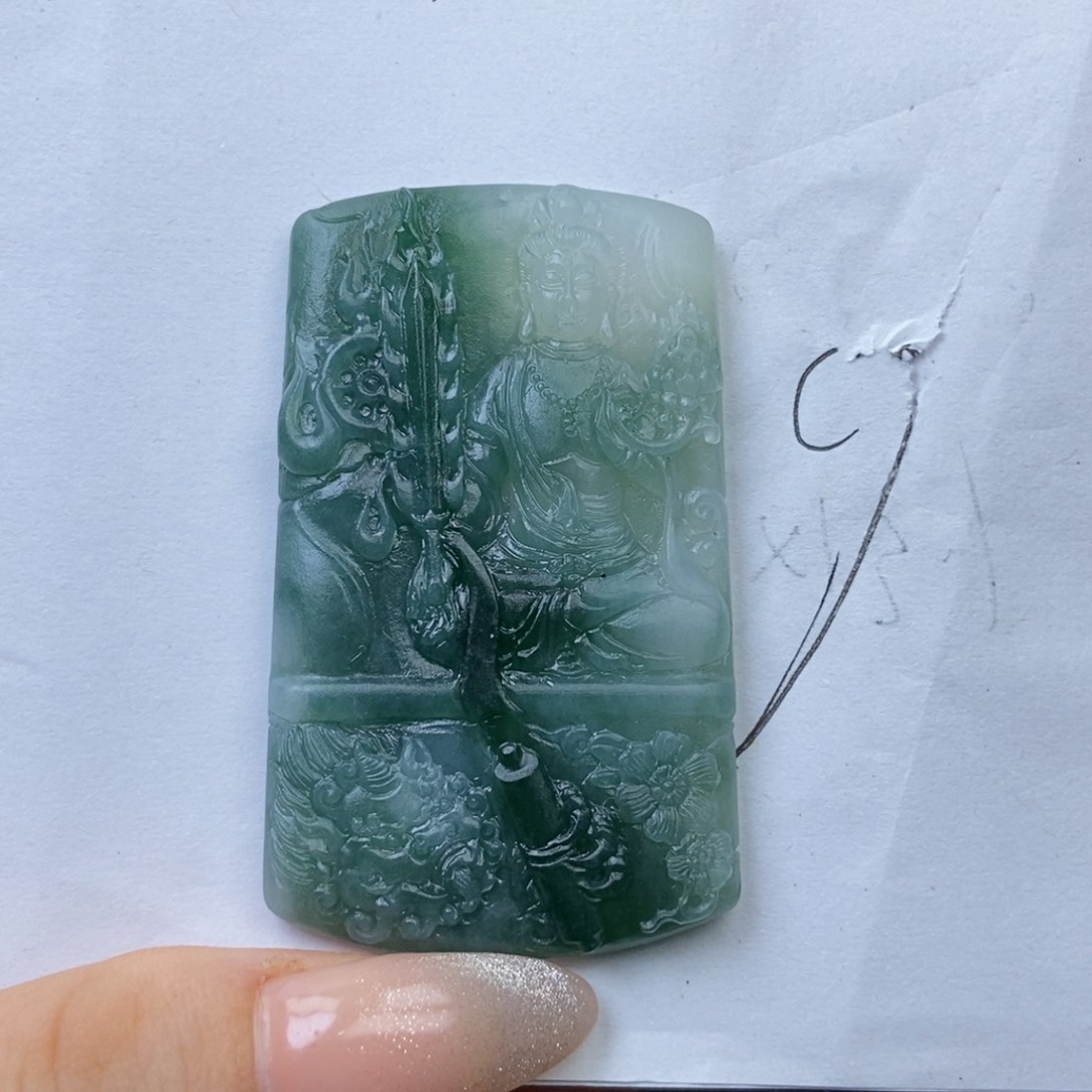 定制翡翠未镶嵌无**人