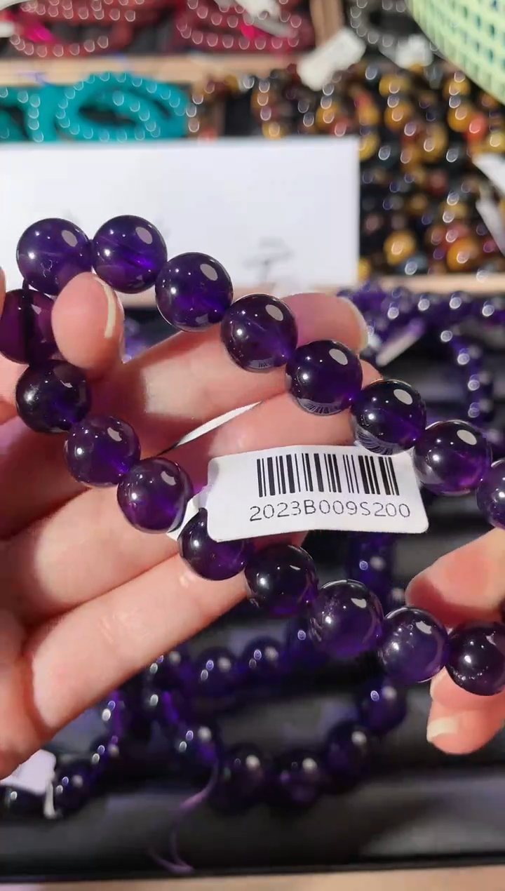 【闪购商品】水晶手链未镶嵌A紫水晶10m【多样性发货】