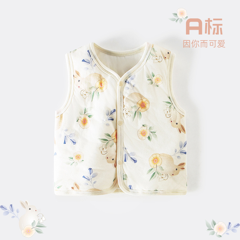 婴幼儿快乐宝贝40薄棉系列马甲2
