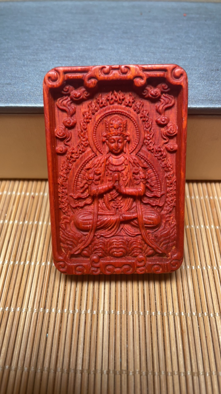 新款-十二生肖【八大守护神】小叶紫檀泥料原木精工雕刻