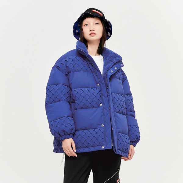 【品牌撤柜】明星款A149 联名编织羽绒服