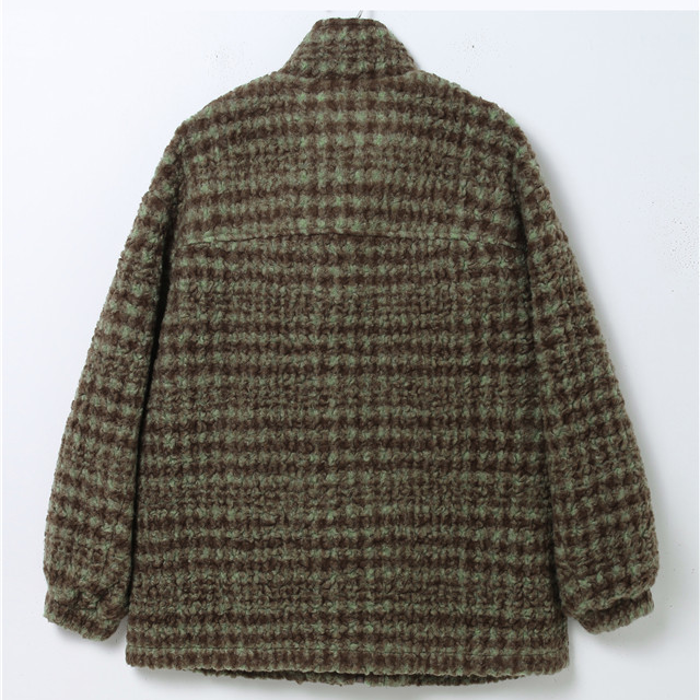 【品牌撤柜】明星款L079时尚玩偶仿羊羔外套