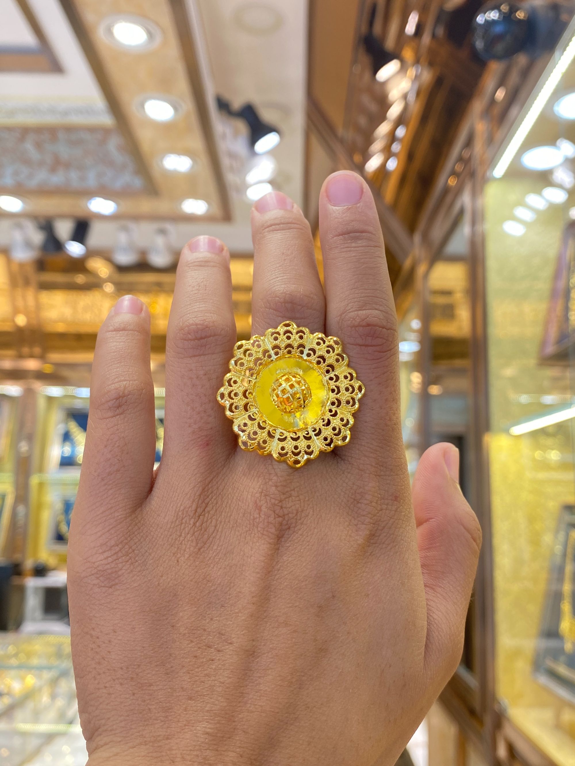 【2号货】放心黄金店 足金999戒指5.78克 (货号40）