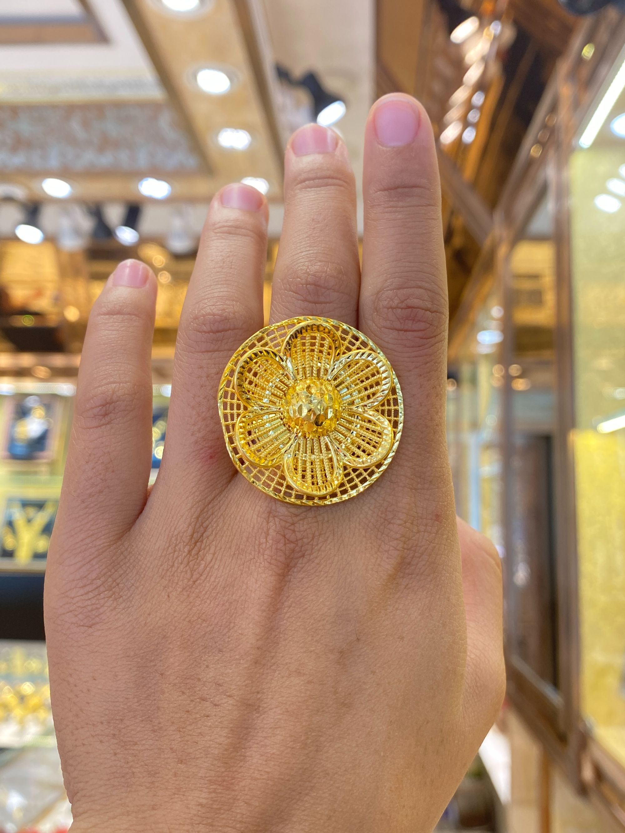 【2号货】放心黄金店 足金999戒指9.01-8.97克（货号40）