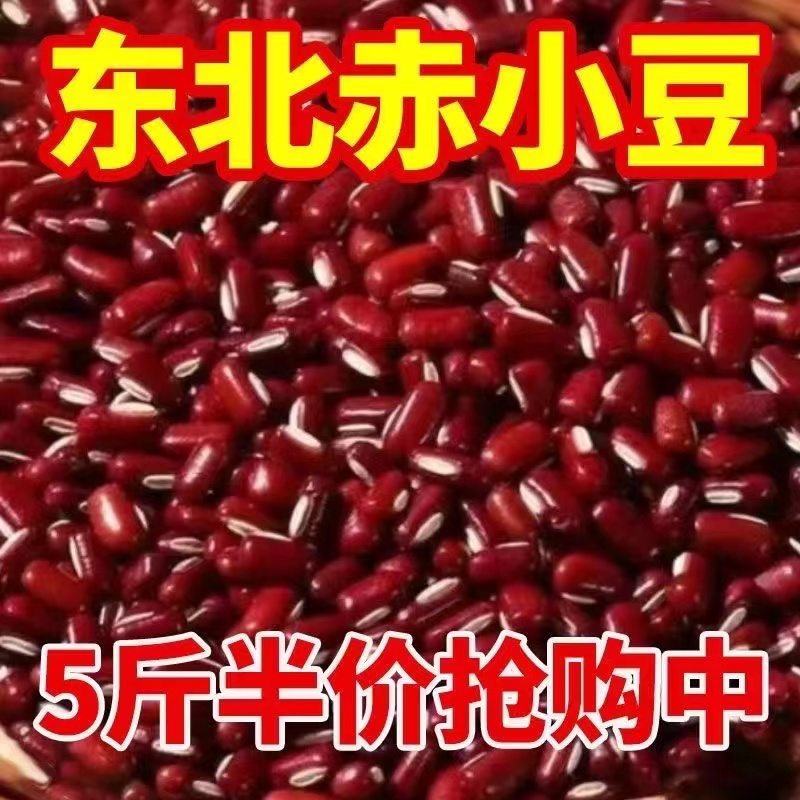 【5斤大降价】新货东北赤小豆长粒红豆薏米粥五谷杂粮