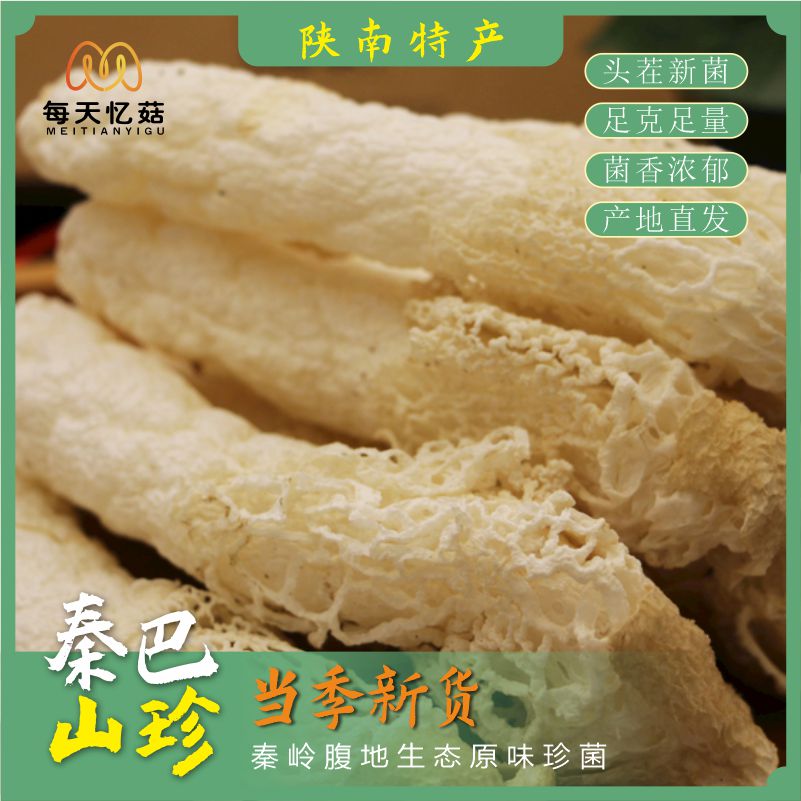 每天忆菇竹荪菌竹荪竹逊野生菌菇煲汤食材竹笙秦巴珍宝新品干货