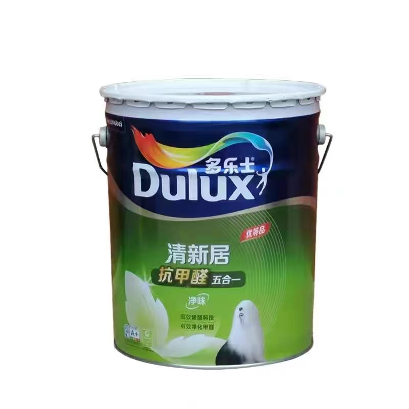 多乐士清新居抗甲醛5合一乳胶漆涂料家用装修墙面漆液体建筑科技