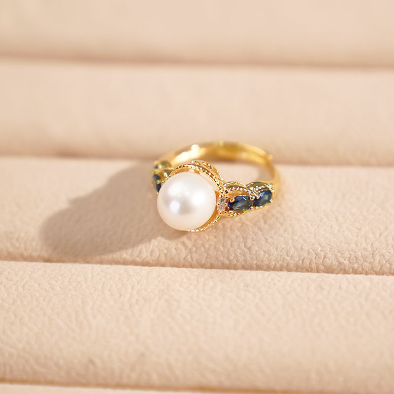淡水珍珠戒指百搭时尚戒指
