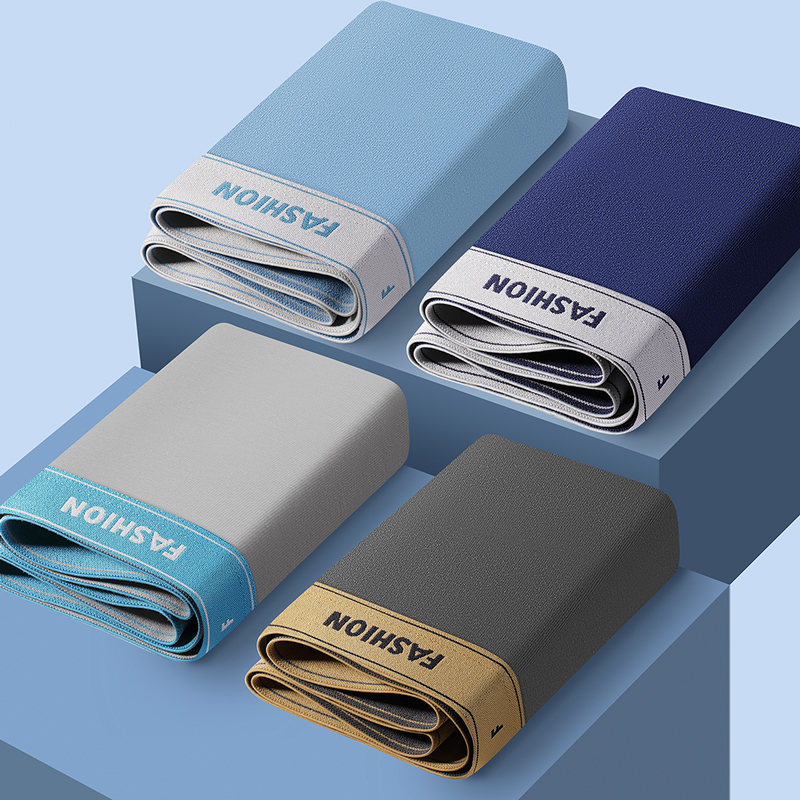 听趣男士内裤舒适棉质内裤新疆棉情侣透气无痕四角运动内裤大码男