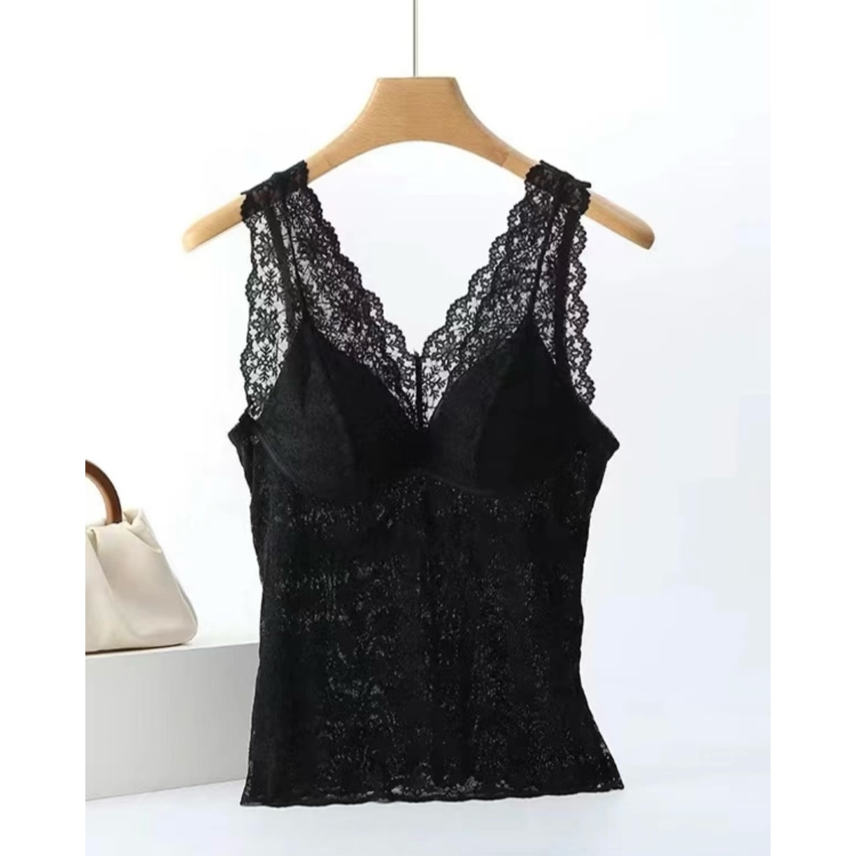 2024新款时尚百搭蕾丝吊带美背